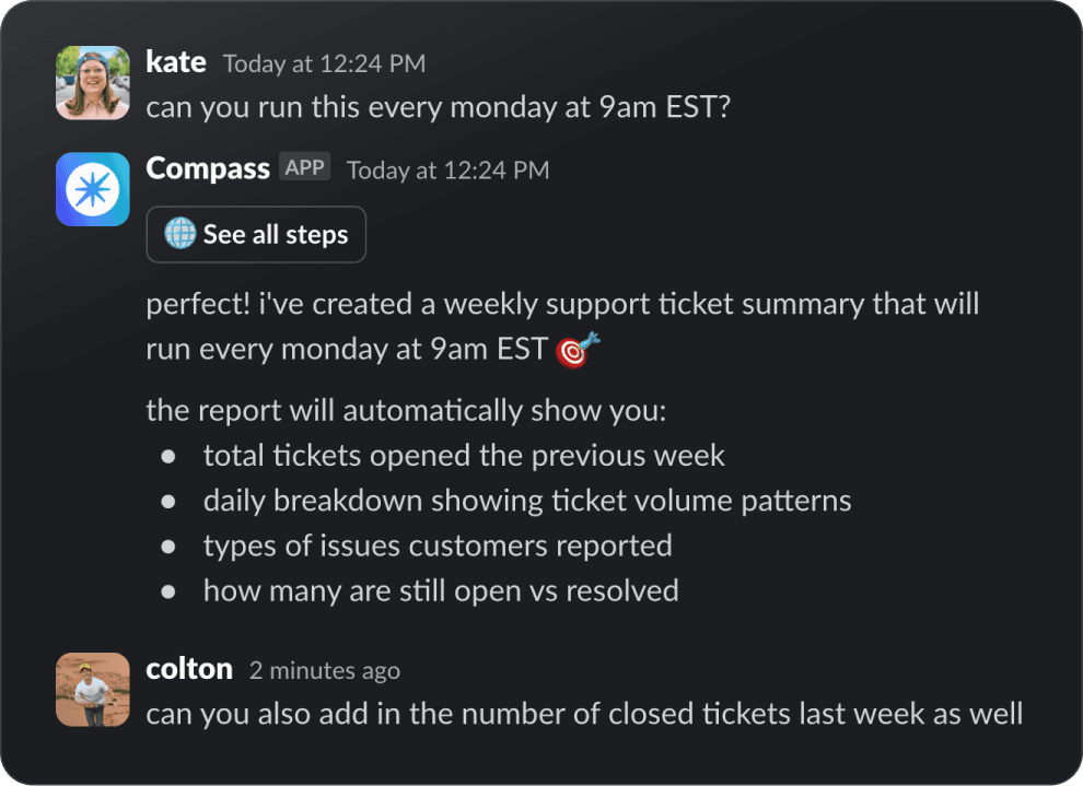 Collaborative conversation example